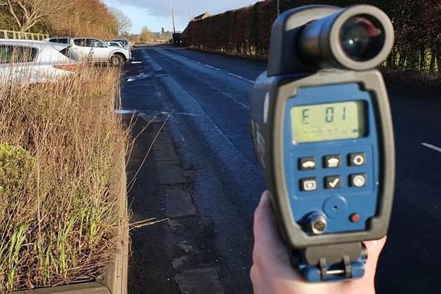Police are warning motorists to cut their speed