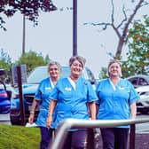 Staff from Strathcarron's Hospice at Home team