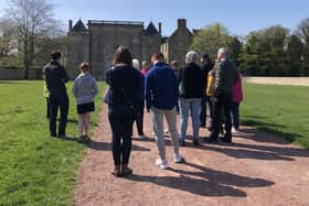 Kinneil House welcomed the return of visitors at the recent sunny open day.