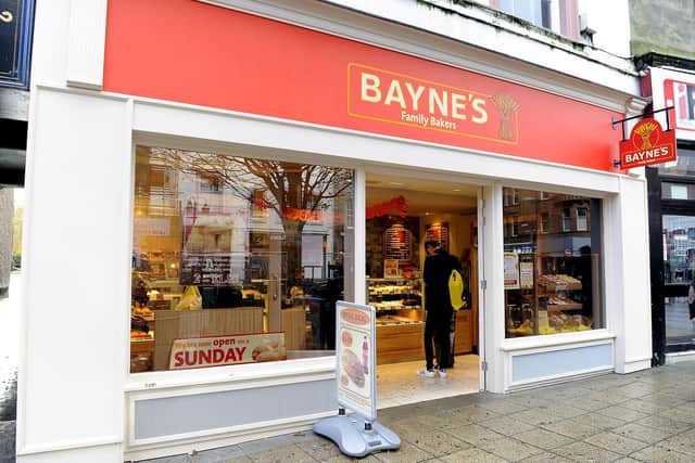The flat will be created above Baynes the baker in Falkirk High Street
(Picture: Michael Gillen, National World)