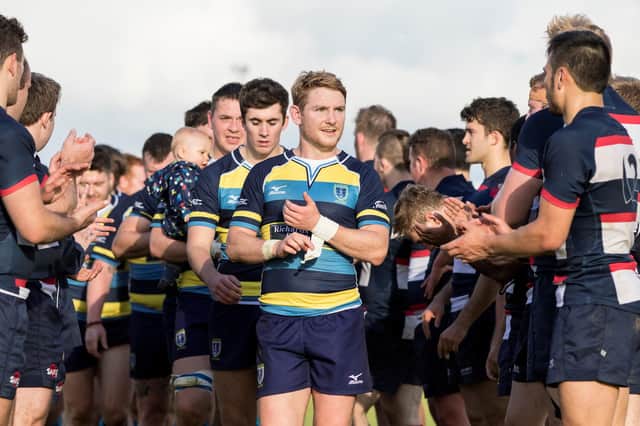Falkirk RFC players are desperate to get back playing while, behind the scenes, the committee have been making improvements to the clubs'facilities.