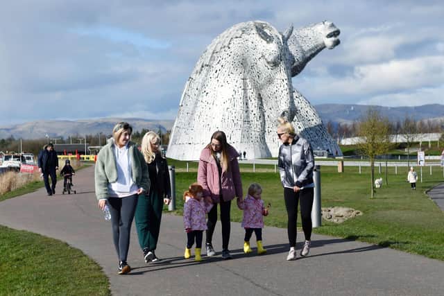 The 500 Words for Falkirk short story competition tasks entrants with writing about a local landmark, such as The Kelpies, to be in with a chance of winning a prize. Picture: Michael Gillen.