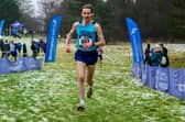 Vics’ Scott Stirling, also representing the Scotland West team, finished third in the senior men’s race at the Scottish inter-district cross-country championships (Pictures by Bobby Gavin/Scottish Athletics)