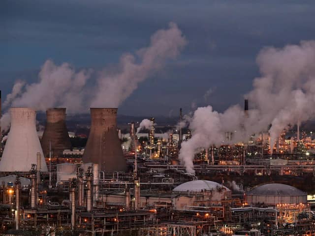 A public meeting has been called to discuss the proposed closure of the Grangemouth Petroineos refinery. Pic: Getty Images