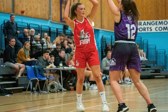 Abby Rutter in action for Falkirk Fury's senior women (Photo: Contributed)