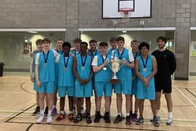 Falkirk High with their trophy