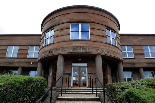Doss appeared at Falkirk Sheriff Court after admitting threatening behaviour