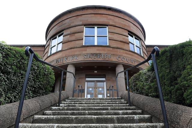 Paterson appeared at Falkirk Sheriff Court this week