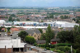 Falkirk's massive Central Retail Park has been put up for sale for the second time in the space of a year