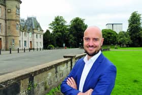Mental health campaigner and SNP policy convener Toni Giugliano wants to be the SNP candidate to fight for the Falkirk Westminster seat. Pic: Contributed