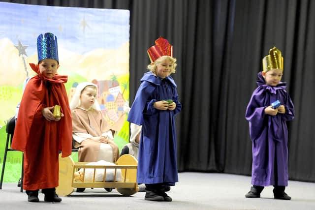 Shieldhill Primary School would normally perform a nativity play during the festive period but coronavirus has altered staff and pupils' plans. Picture: Michael Gillen.