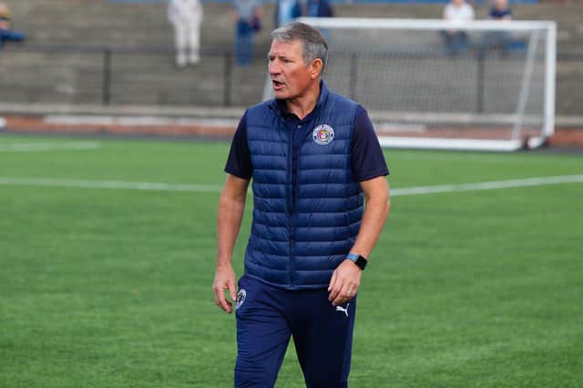 Athletic manager Willie Irvine (Pic Scott Louden)