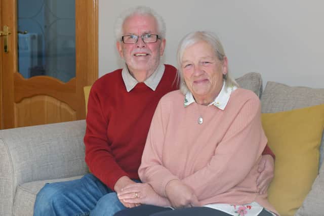 Ernie Firth (72) and wife Winnie (67) from Banknock