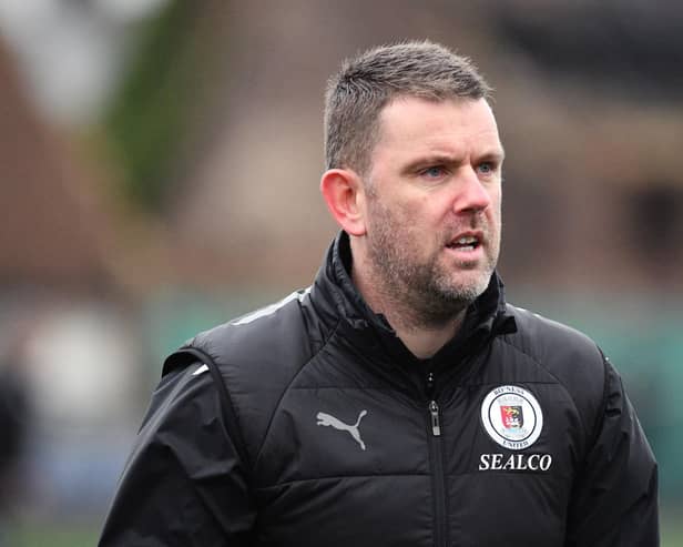 Bo’ness United boss Stuart Hunter (Photo: Michael Gillen)