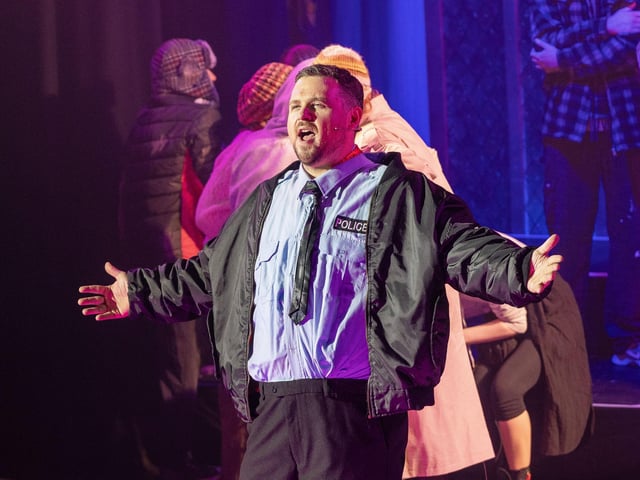 Eddie (Andrew Tasker) has an emotional rendition of I Could Be That Guy.