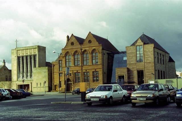The library in the early 1990s with the new extension.  (pic: submitted)