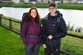 Eleri Brown and her son Ewan Brown are climbing Kilimanjaro next week for the Scott Martin Foundation.  (Pic: Michael Gillen)