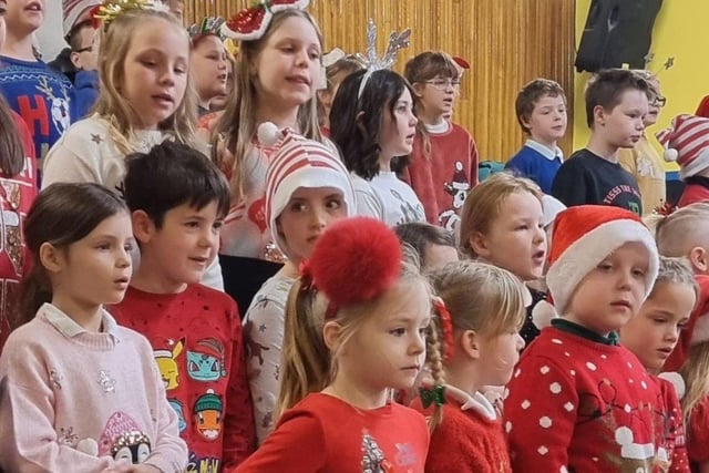Pupils in the spotlight with their wonderful singing