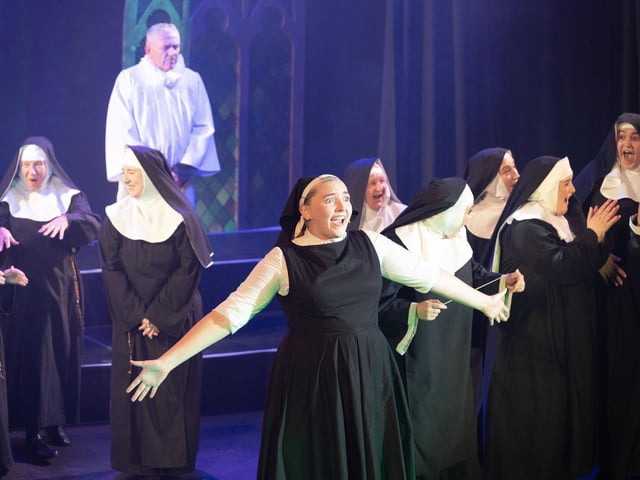 Gemma Anderson did a wonderful job as young nun Sister Mary Robert.