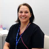 Dentist Dr Gillian Lennox, of Forth Valley Smile Design in Stenhousemuir. Picture: Michael Gillen.