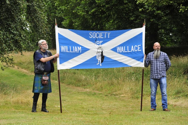The Society of William Wallace were one of the organisers of Saturday's commemoration events