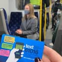 British Transport Police is promoting its 61016 text number to improve women's safety on the railways. Picture: Hannah Brown