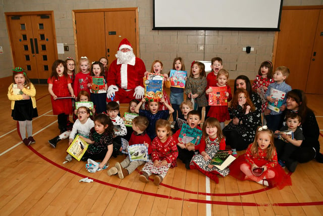 St Bernadette's Nursery Christmas Party with a visit from Santa.
