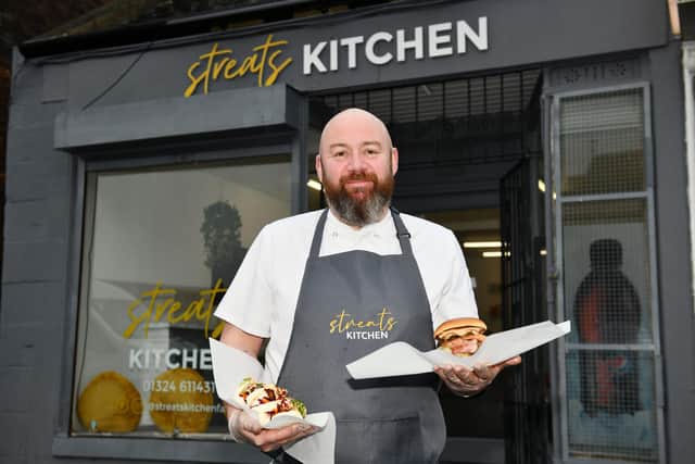 James Walker opened Streats Kitchen in Grahams Road, Falkirk, last November