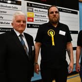 Elected councillors for Bonnybridge and Larbert,  Billy Buchanan, Bryan Deakin and Jack Redmond.