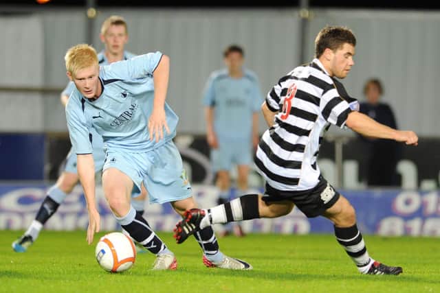 Falkirk and East Stirlingshire face off against each other in the Stirlingshire Cup back in 2011 (Photo: John Devlin)