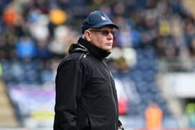 19-01-2025. Picture Michael Gillen. FALKIRK. Falkirk Stadium. Falkirk FC v Raith Rovers FC. Season 2024 - 2025. The Scottish Gas Men's Scottish Cup 4th Round. John McGlynn.