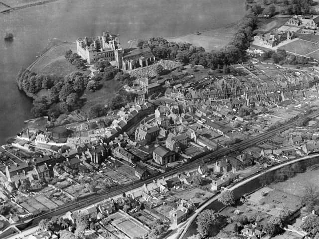 Aerial shot of Linlithgow is one of three million records on trove.scot, which covers 5000 years of history and is billed as 'the key to Scotland’s past'. (Pics: HES)