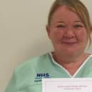 Lara Harley's dedication to the ward's patients was acknowledged recently