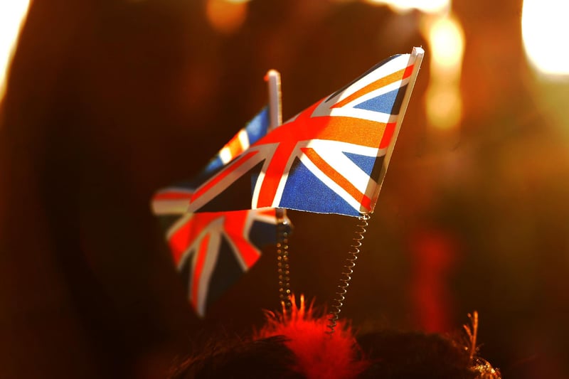 Union flags were on show in all forms.