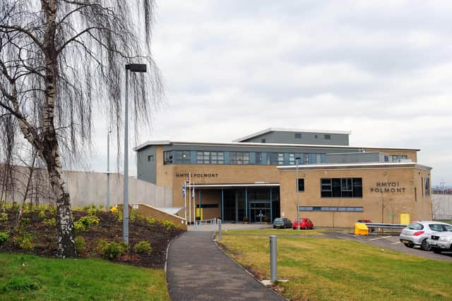 Asmael bit the inmate's ear during a struggle at Polmont YOI