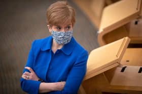 First Minister Nicola Sturgeon is set to announce the results of the Scottish Government’s review of its tiered local lockdown system across the country today. (Photo by Jane Barlow - Pool/Getty Images)