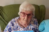 Olive Jack with the commendation for raising £1500 for Parkinson's UK. Pic: Contributed