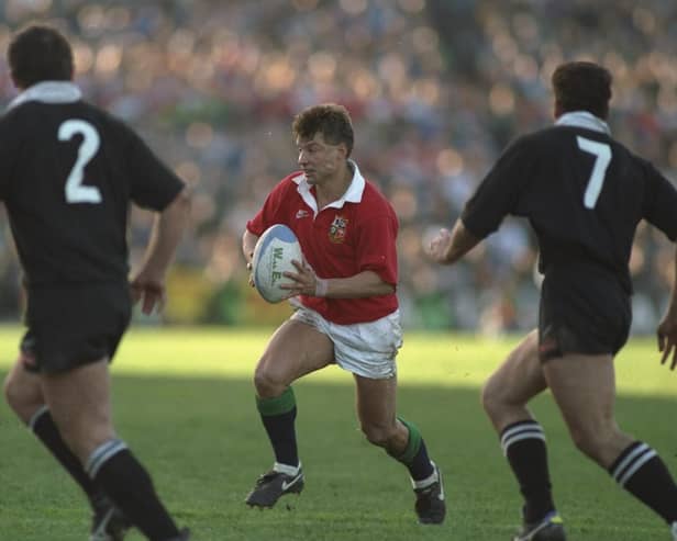 Mystery man: Who is this former Lions stand-off? True or False: The Argentinians would call their scrum half 'Apertura'? (Photo: Anton Want/Allsport)