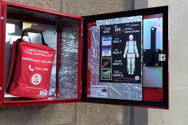 The life saving equipment is now available to use at Haymarket railway station