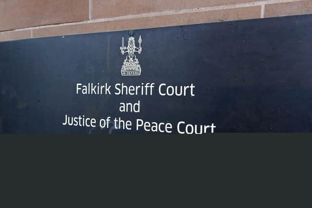 Gemmell appeared at Falkirk Sheriff Court(Picture: Michael Gillen)