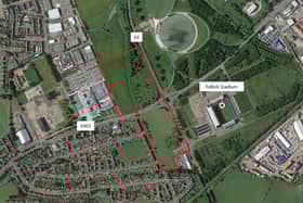 The location of the proposed Falkirk Gateway project. Pic: Contributed