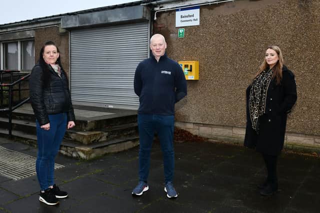 Angela Smith, Corra Community Coordinator Falkirk joins Richard McLennan, Safebase Scotland chairman and Mandy Ironside, Safebase Scotland mental health support and educator will be operating the Bainsford Safehaven Cafe