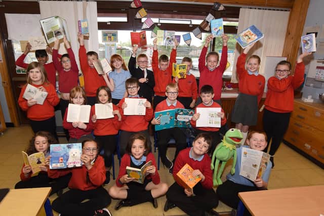These Head of Muir youngsters are reading their favourite books
