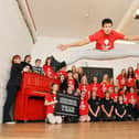 Members of Project Theatre's senior youth theatre are set to fly high with their production of Fame JR at Grangemouth Town Hall.  (Pic: Michael Gillen)