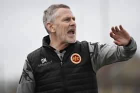 Delighted Gary Naysmith hailed the competition for places in the Warriors’ attack after Tuesday night’s 3-0 win at Cove Rangers (Photo: Alan Murray)
