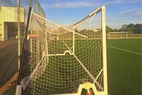Irreparable damage was caused to the goals at the home of Syngenta Juveniles FC in Grangemouth over the weekend.