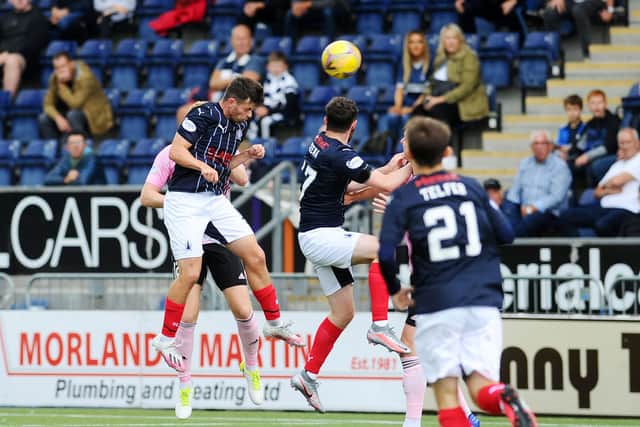 Craig McGuffie headed in the opener for Falkirk