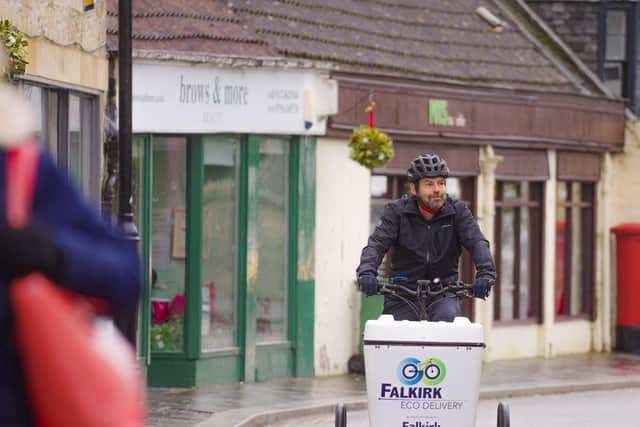 This new delivery service meets Falkirk’s ambition of a green recovery