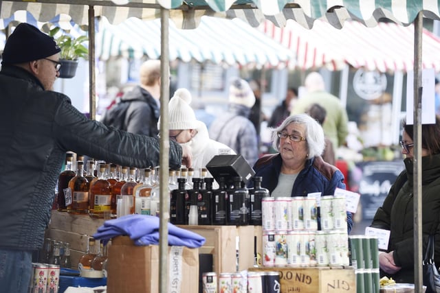 The Producers Market runs on Falkirk High Street on the first Saturday of each month from March to December.
