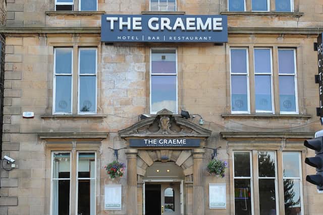 Kelly and Newman abused diners at the Graeme Hotel, Grahams Road, Falkirk